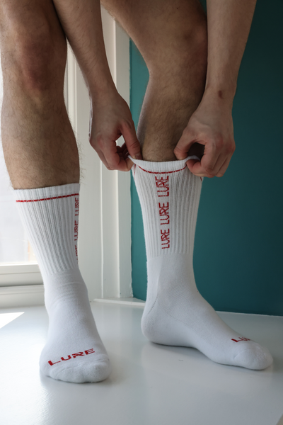 Lure Lineup Socks - Red